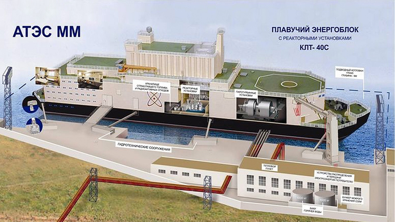 Illustration for article titled El MIT idea una planta nuclear flotante capaz de resistir tsunamis